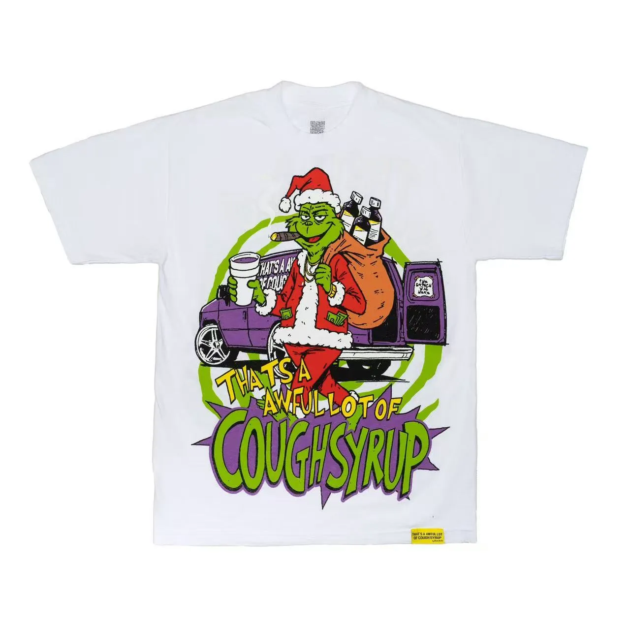 # / ｜ THAT'S A AWFUL LOT OF COUGH SYRUP In Stock T （fabric):32 Sizes（size）：S-M L X L （colour）： / 👉